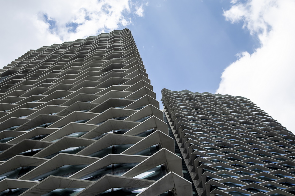 A distinctive building in Beirut’s skyline